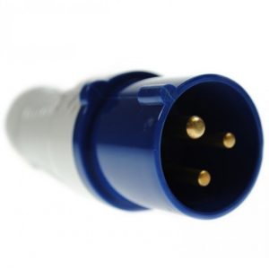 3 PIN SITE ELECTRICS PLUG FOR CARAVAN MOTORHOME EXTENSION LEADS